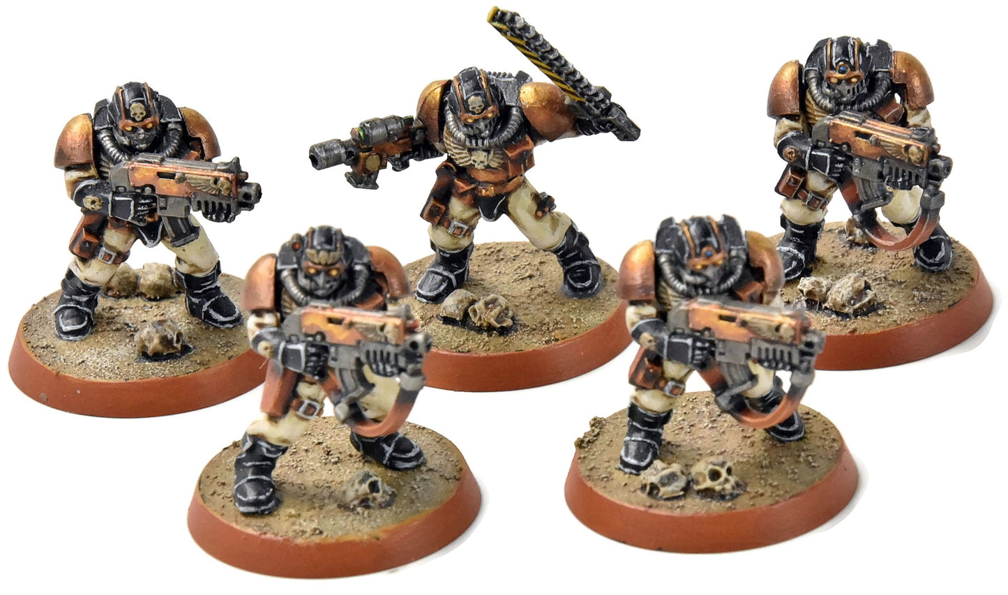 SPACE MARINES 5 Scouts Converted #2 PRO PAINTED Warhammer 40K