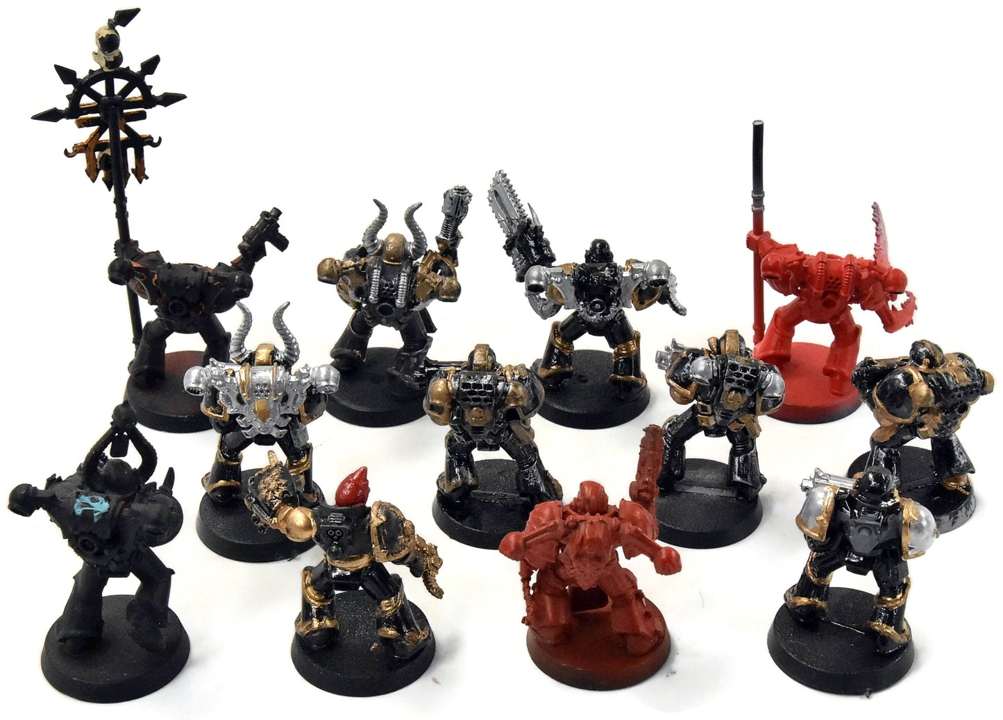 CHAOS SPACE MARINES 12 Legionaries #3 classic sculpt Warhammer 40K
