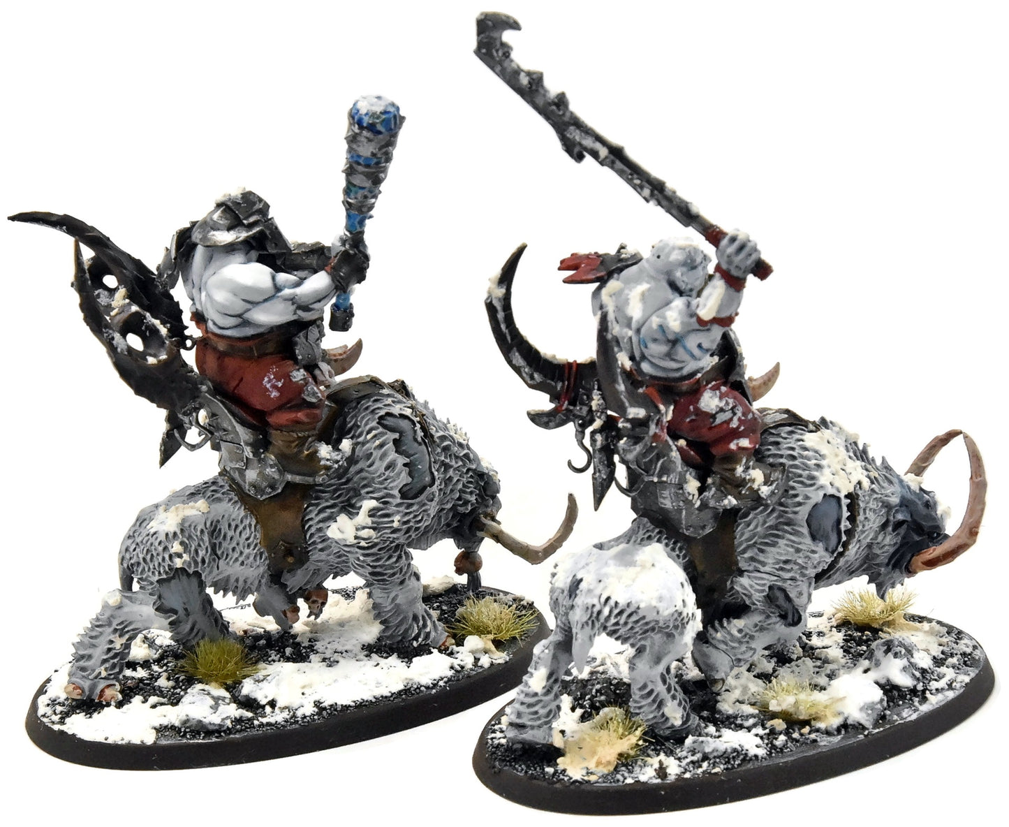 OGRE KINGDOMS Mournfang Cavalry Pack #1 PRO PAINTED Sigmar