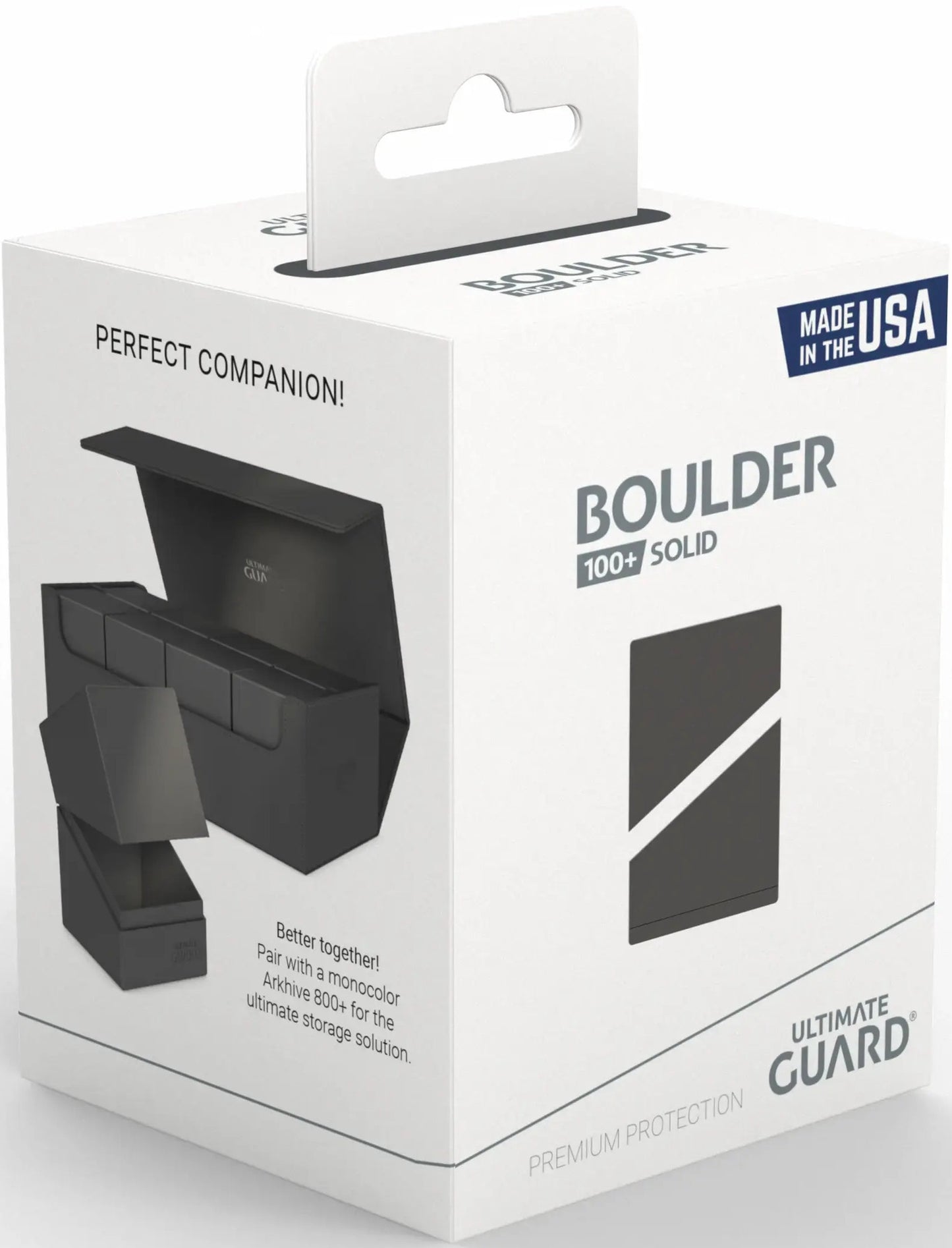 Ultimate Guard Deck Case Boulder 100+ Solid Grey