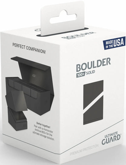 Ultimate Guard Deck Case Boulder 100+ Solid Grey