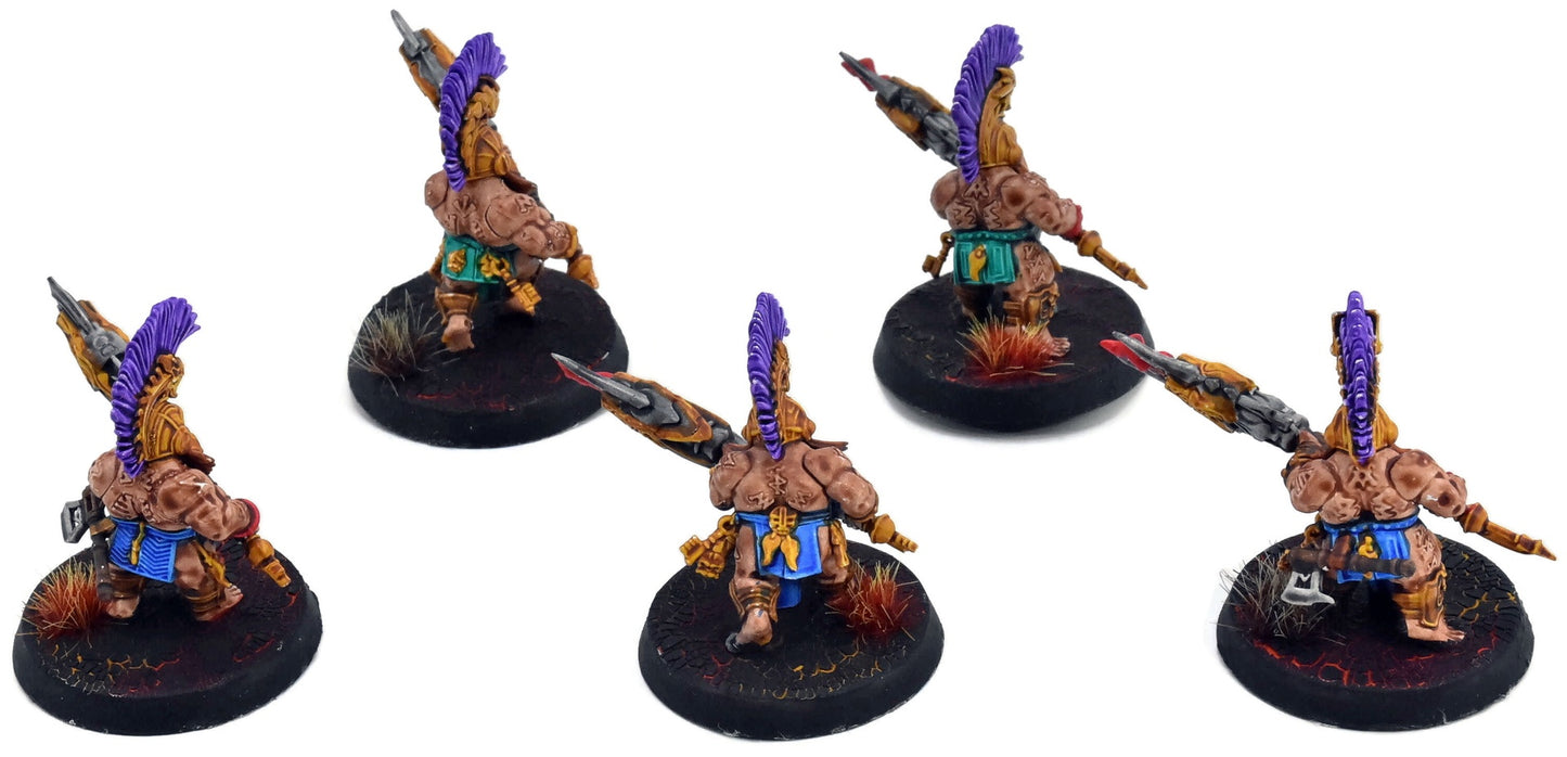 FYRESLAYERS 5 Auric Hearthguard #3 WELL PAINTED Warhammer Sigmar 4261