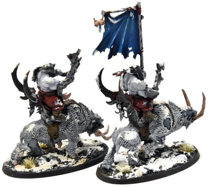 OGRE KINGDOMS Mournfang Cavalry Pack #2 PRO PAINTED Sigmar