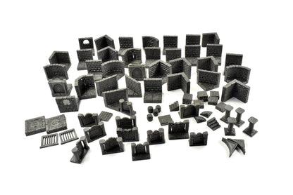 DWARFEN FORGE Castle Scenery Lot Black