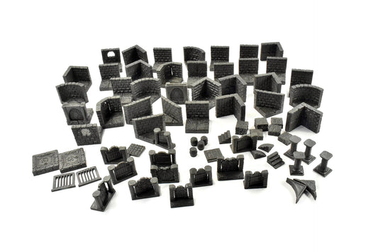 DWARFEN FORGE Castle Scenery Lot Black
