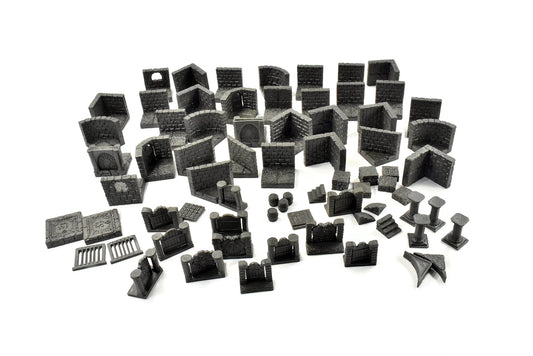 DWARFEN FORGE Castle Scenery Lot Black