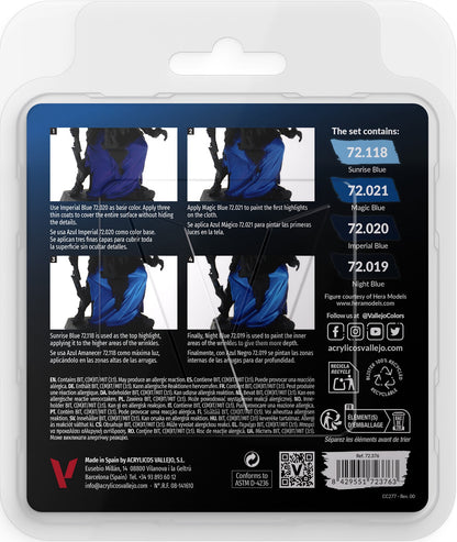 Vallejo Game Color Set Blue