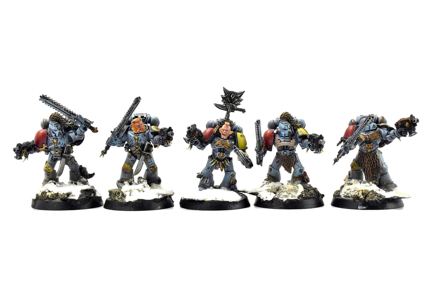 SPACE WOLVES 5 Wolf Guards #6 PRO PAINTED Warhammer 40k
