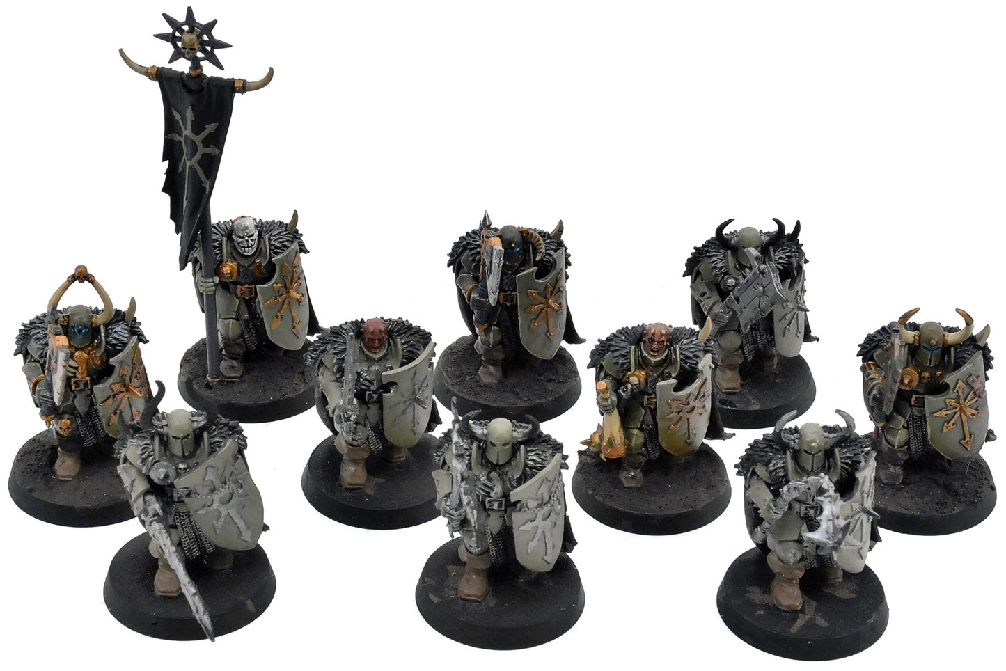 DISCIPLES OF TZEENTCH 10 Chaos Warriors #1 Warhammer Sigmar