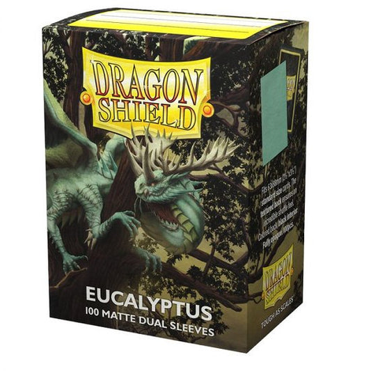 Dragon Shields - Matte DUAL Card Sleeves (100) - Eucalyptus