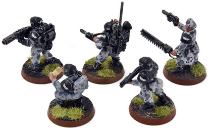 ASTRA MILITARIUM 5 Cadian Command Squad #2 WELL-PAINTED Warhammer 40K