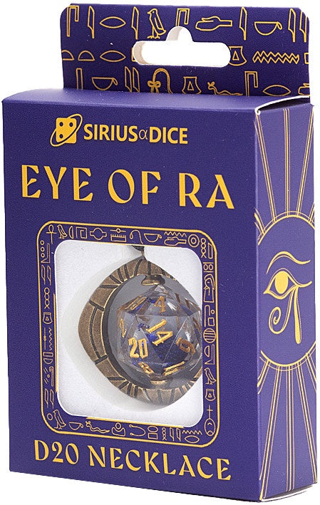 Sirius Dice Eye Of Ra D20 Necklace