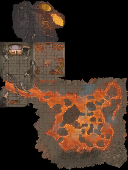 D&d Icons Adventure In A Box Red Dragons Lair