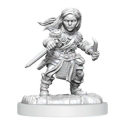 D&d Unpainted Minis Wv20 Halfling Rogue Female