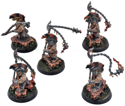 FYRESLAYERS 5 Hearthguard Berzerkers #5 WELL PAINTED Warhammer Sigmar