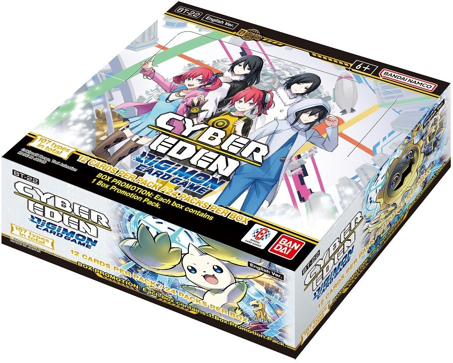 Digimon CG Bt22 Cyber Eden Booster Box