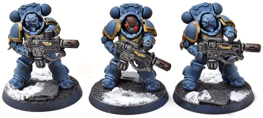 SPACE MARINES 3 Eradicators #1 WELL PAINTED Warhammer 40K