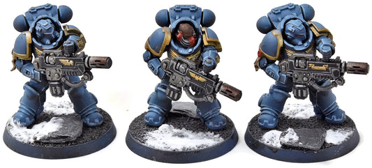 SPACE MARINES 3 Eradicators #1 WELL PAINTED Warhammer 40K
