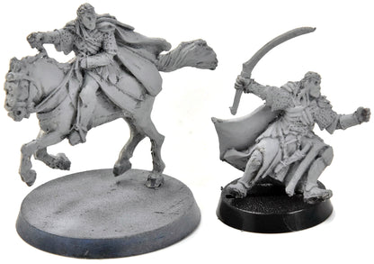 MIDDLE-EARTH Elrohir Foot & Mounted Armoured #1 METAL broken LOTR