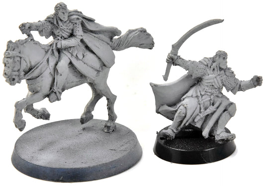 MIDDLE-EARTH Elrohir Foot & Mounted Armoured #1 METAL broken LOTR