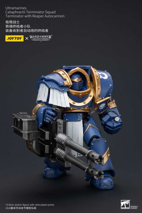 Cataphractii Terminator Squad Terminator with Reaper Autocannon Ultramarines