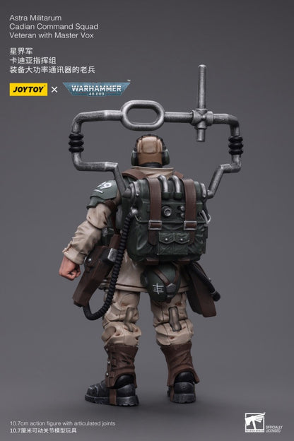 Cadian Command Squad Veteran with Master Vox Astra Militarum Joy Toy