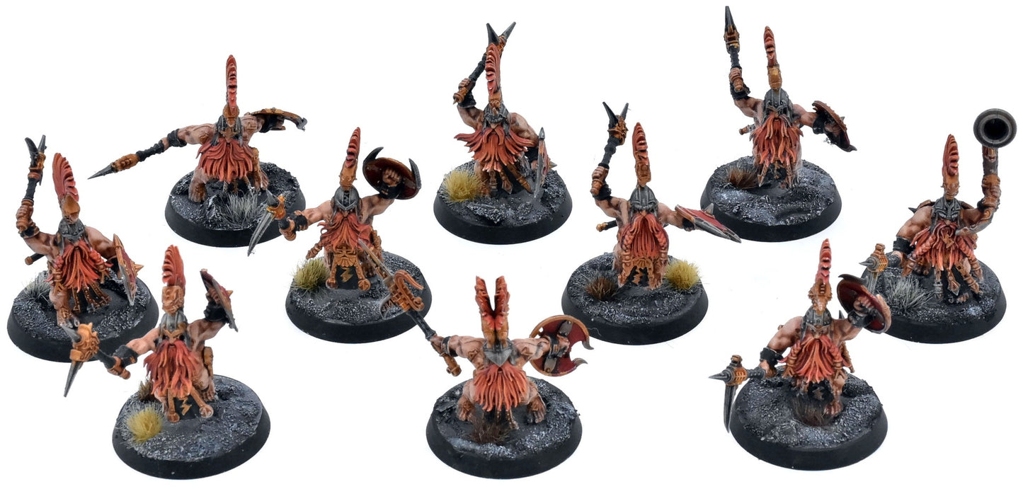 FYRESLAYERS 10 Vulkite Berzerkers #1 WELL PAINTED Warhammer Sigmar