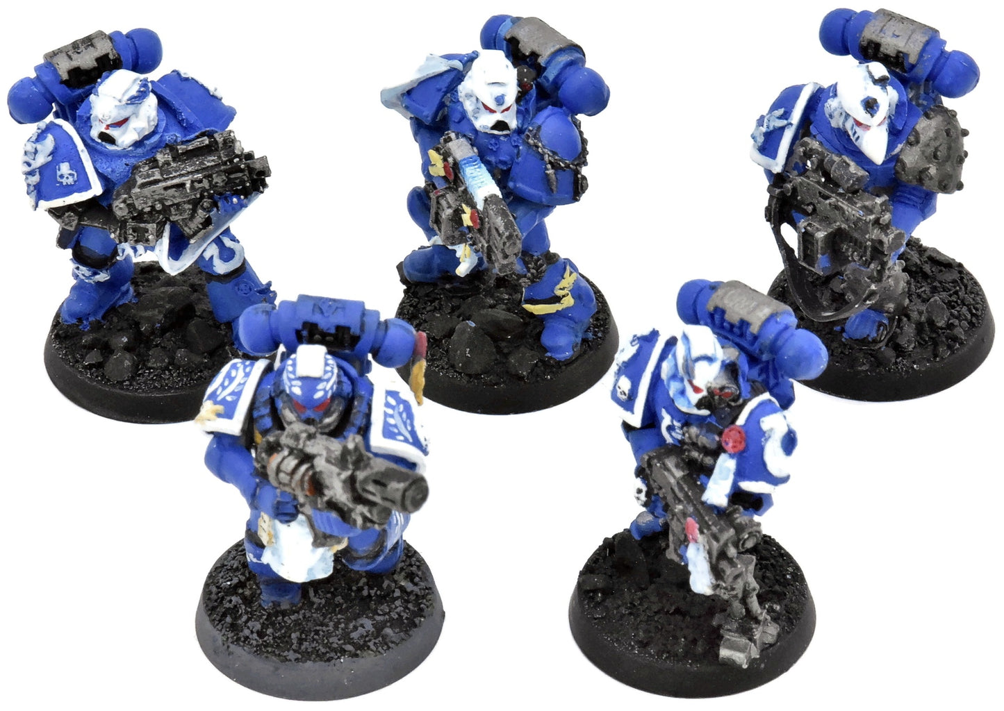 SPACE MARINES 5 Vanguard Veterans #1 METAL Warhammer 40K Classic