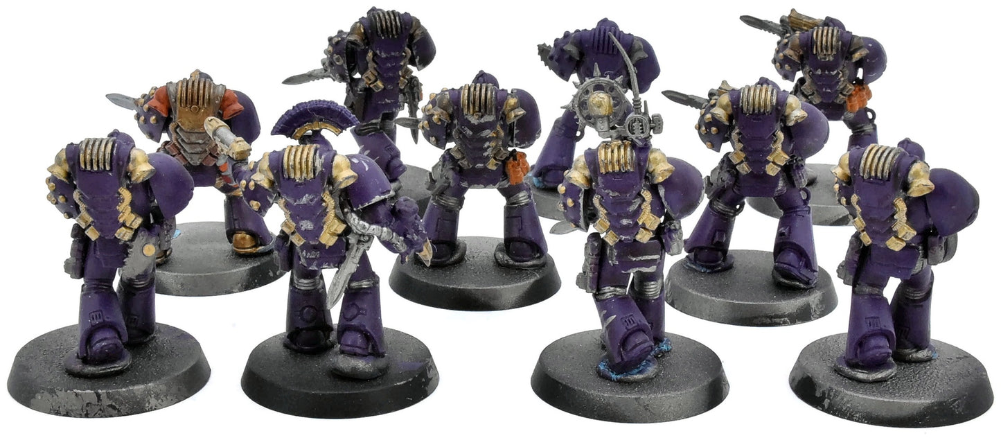 SPACE MARINES 10 Tactical Marines #1 Warhammer 40K 7249