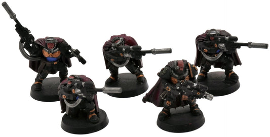SPACE MARINES 5 Scouts With Sniper #1 Warhammer 40K (METAL TELION)