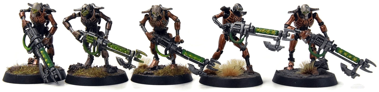 NECRONS 10 Warriors #1 WELL PAINTED Warhammer 40K 4947