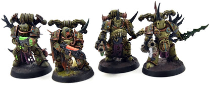 DEATH GUARD 4 Plague Marines with Special Weapons #4 PRO PAINTED 40K