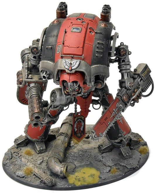 BLOOD ANGELS Imperial Knight #1 PRO PAINTED Warhammer 40K missing pads