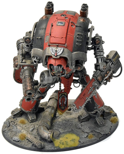BLOOD ANGELS Imperial Knight #1 PRO PAINTED Warhammer 40K missing pads