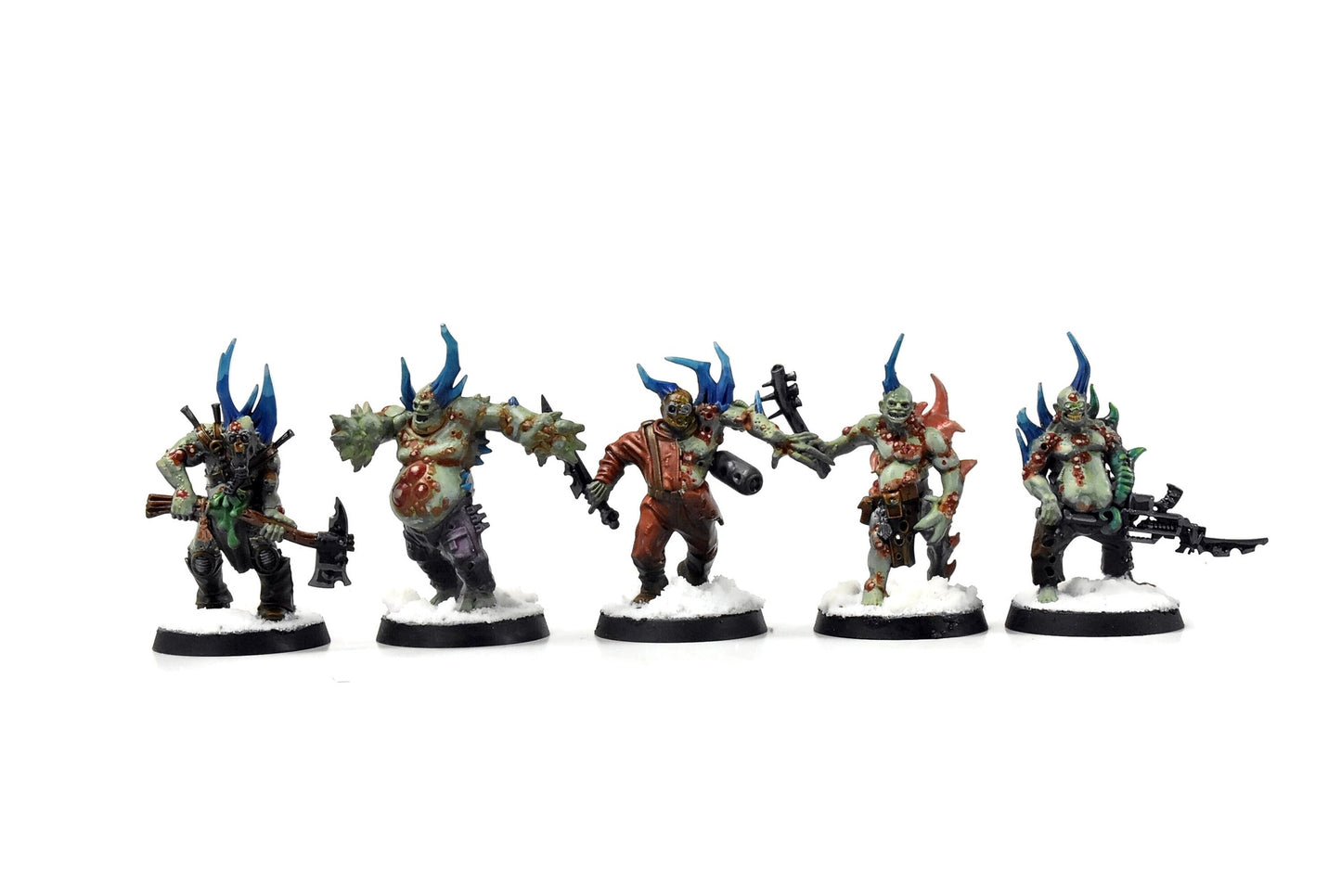 DEATH GUARD 10 Poxwalkers #4 PRO PAINTED 40K