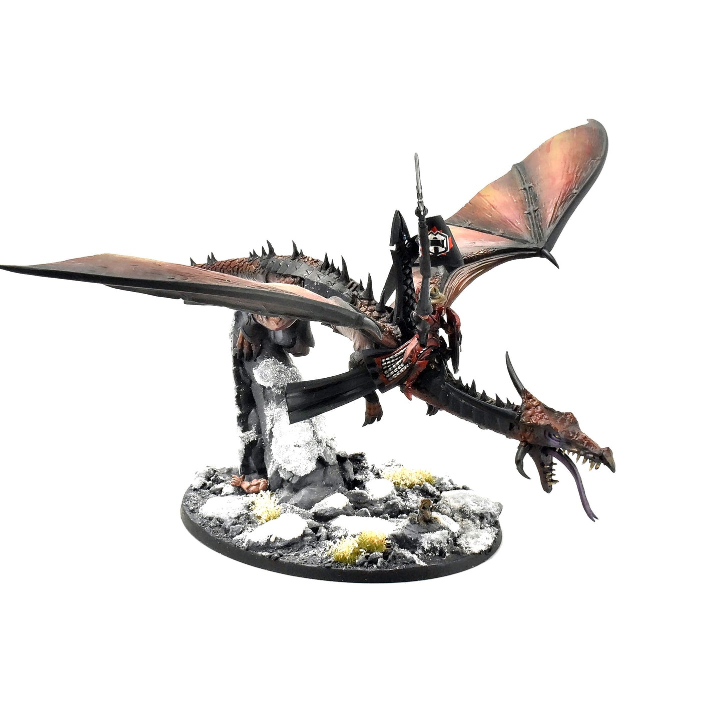 CITIES OF SIGMAR Prince on Dragon WELL PAINTED #1 Warhammer Sigmar