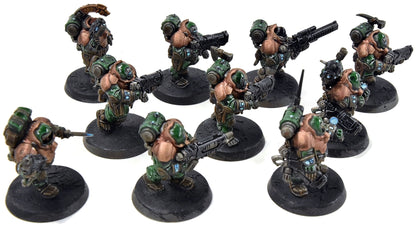 LEAGUES OF VOTANN 10 Hearthkyn Warriors #1 PRO PAINTED Warhammer 40K