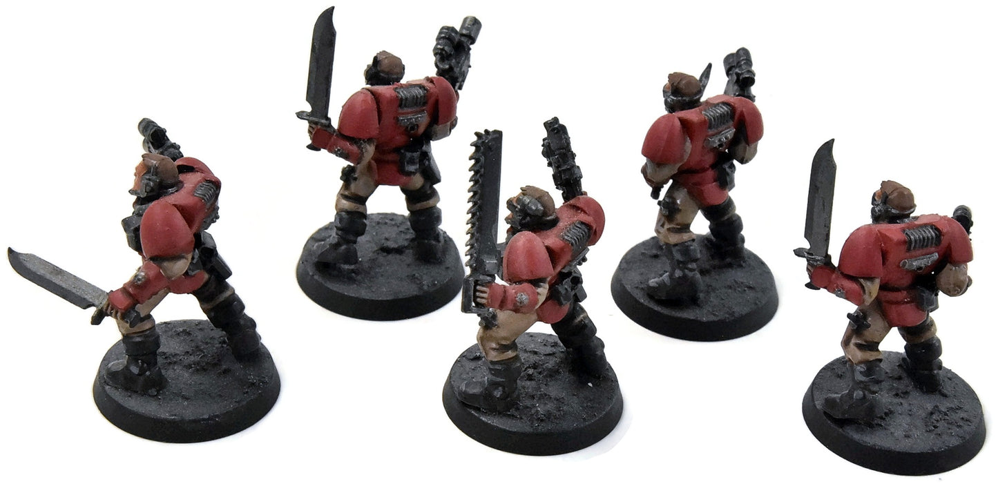 BLOOD ANGELS 5 Scouts #1 WELL PAINTED Warhammer 40K