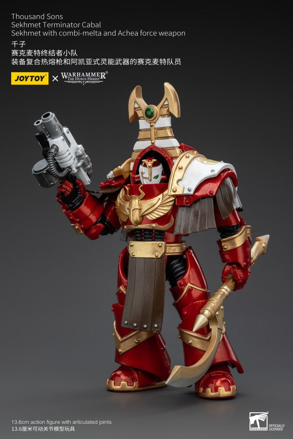 Sekhmet Terminator Cabal Sekhmet With Combi-Melta And Achea Force Weapon Joy Toy