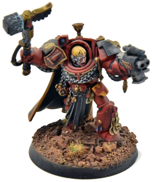 BLOOD ANGELS Captain in Terminator Armour #1 WELL PAINTED Warhammer 40K