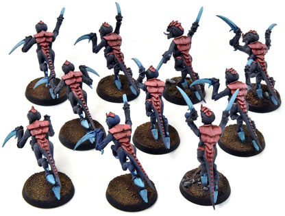 TYRANIDS 10 Hormagants #5 WELL PAINTED Warhammer 40K Brood