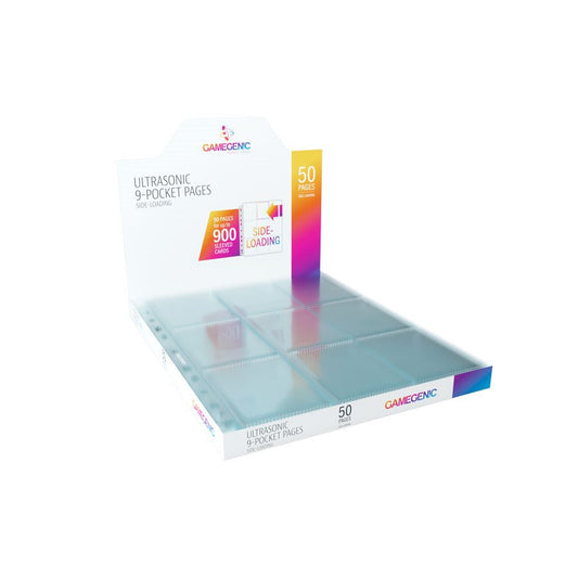 Pages - Ultrasonic Sideloading 9-Pocket Display - Clear
