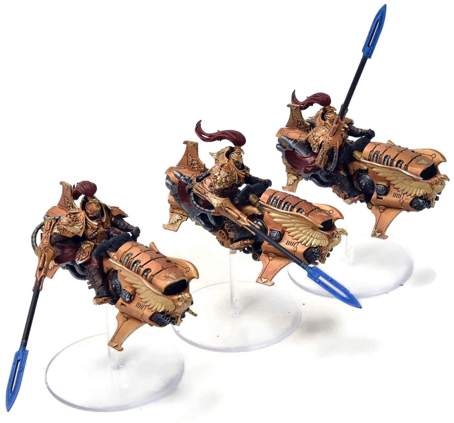ADEPTUS CUSTODES 3 Certus Praetors #1 WELL PAINTED Warhammer 40K