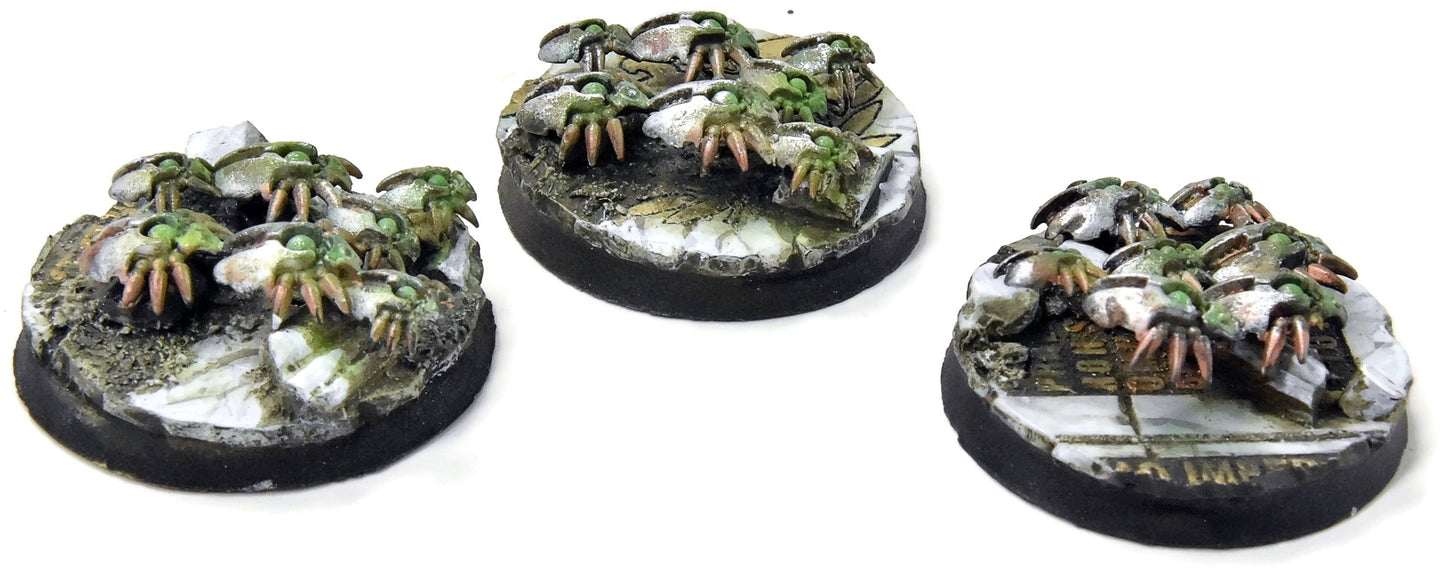 NECRONS 3 Scarab Swarms #3 WELL PAINTED Warhammer 40K 4949