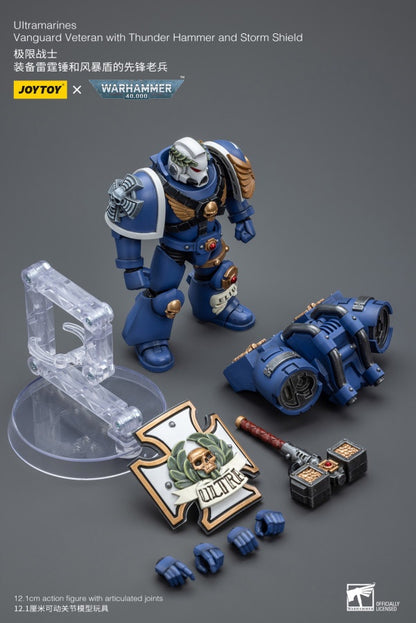 Vanguard Veteran with Thunder Hammer and Storm Shield Ultramarines Joy Toy