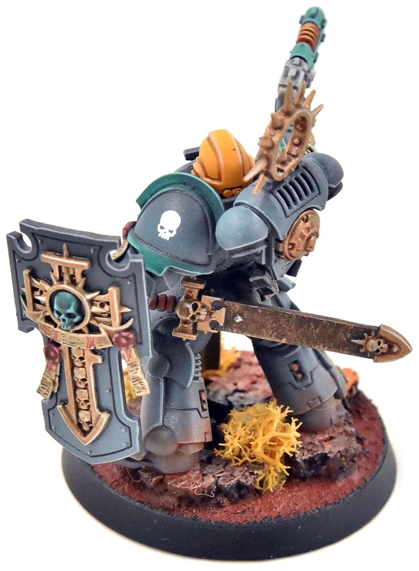 SPACE MARINES Primaris Captain #1 WELL PAINTED Warhammer 40K 0252