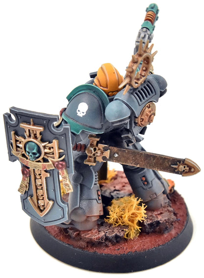 SPACE MARINES Primaris Captain #1 WELL PAINTED Warhammer 40K 0252