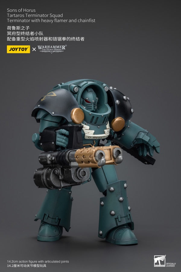 Tartaros Terminator Squad Terminator With Heavy Flamer And Chainfist Joy Toy