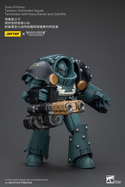 Tartaros Terminator Squad Terminator With Heavy Flamer And Chainfist Joy Toy