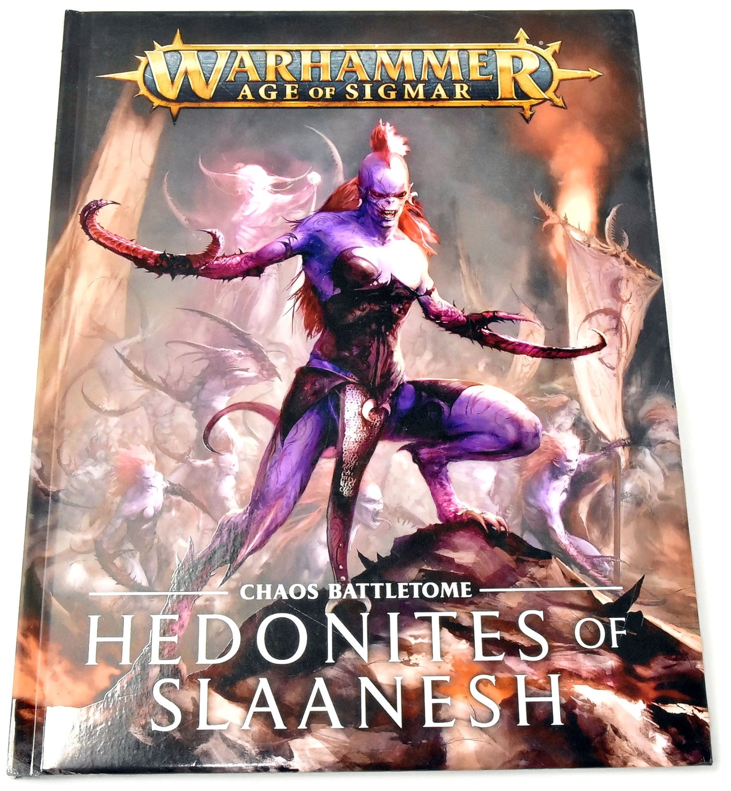 HEDONITES OF SLAANESH Battletome Used Good Condition Sigmar 9378